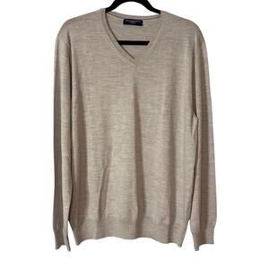 Charles Tyrwhitt Merino V Neck Sweater Size Large